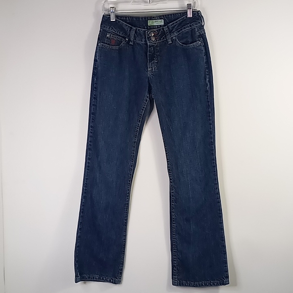 Twenty X Jackson Lower Rise Bootcut Blue Jeans Size 5/6×31 - Picture 3 of 16